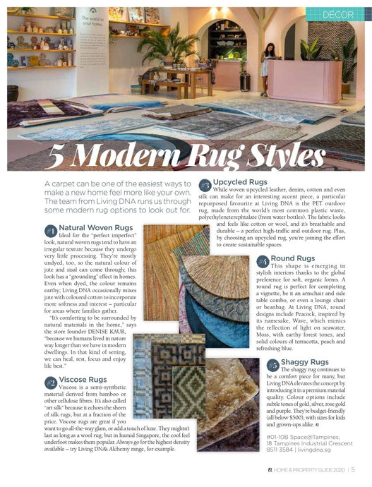 5 Modern Rug Styles