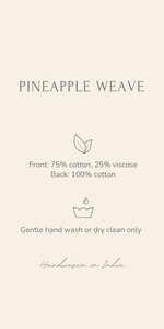 Cushions Pineapple Weave Cushion Cover - Rectangle - 