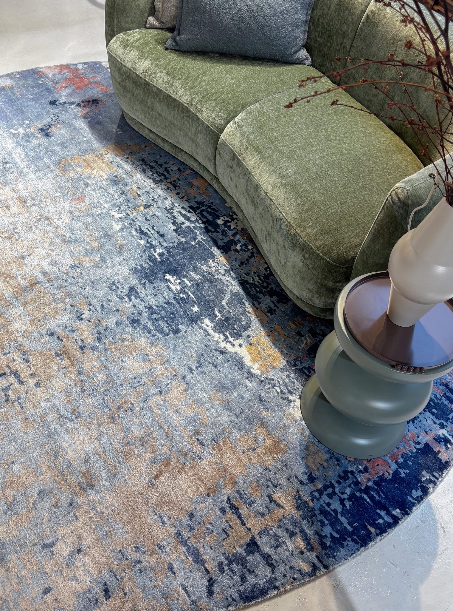 将图片加载到图库查看器，Rugs Abstract Brighton Round Rug - 200 cm round