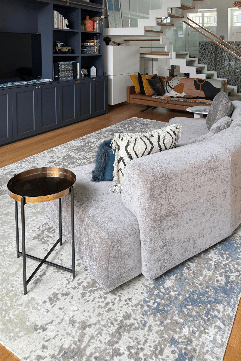 将图片加载到图库查看器，Rugs Abstract Mayfair Grey Rug - 120 x 180 cm