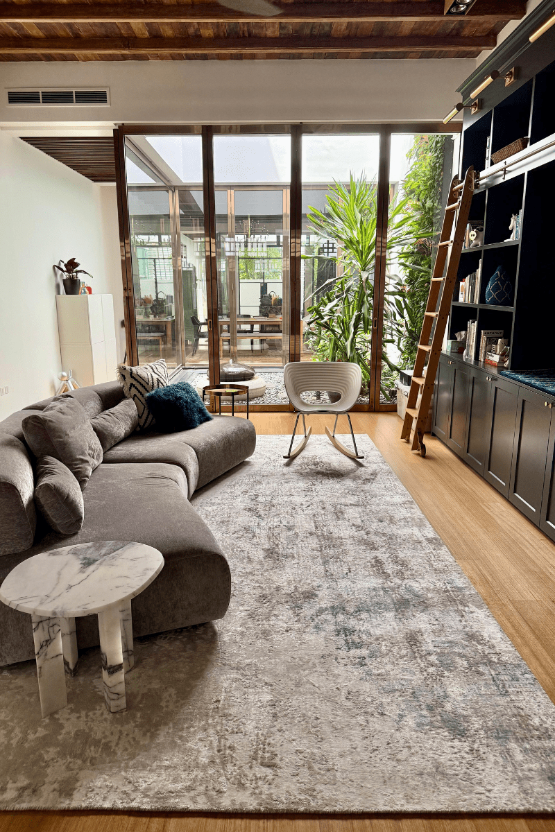 将图片加载到图库查看器，Rugs Abstract Mayfair Grey Rug - 120 x 180 cm