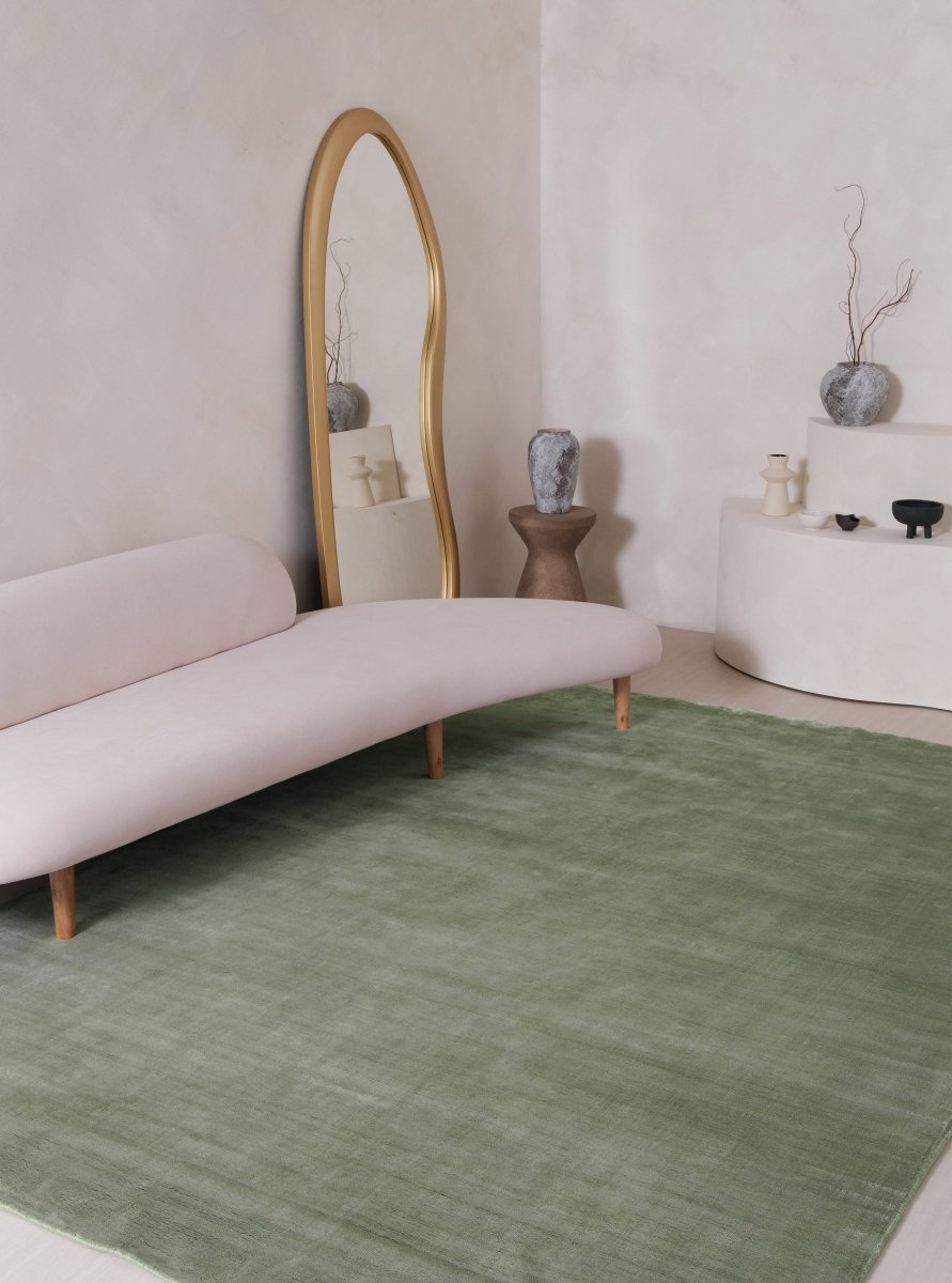 Load image into Gallery viewer, Rugs Alchemy Light Olive Runner Rug - 60 x 180 cm