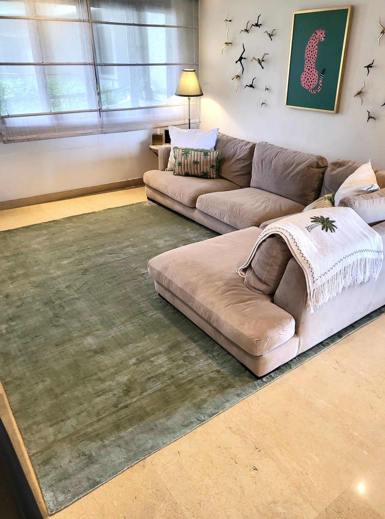 将图片加载到图库查看器，Rugs Alchemy Matcha Green Rug - 160 x 230 cm