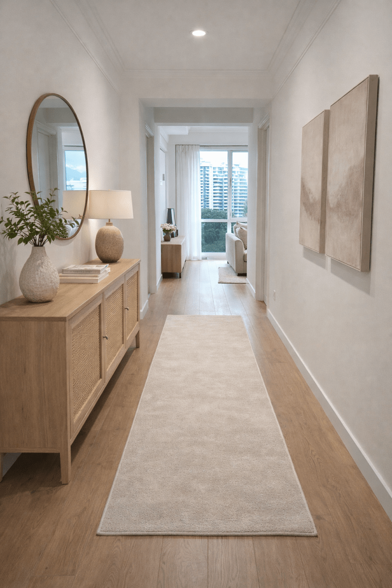 Load image into Gallery viewer, Rugs Alchemy Oat White Runner - 80 x 180 cm