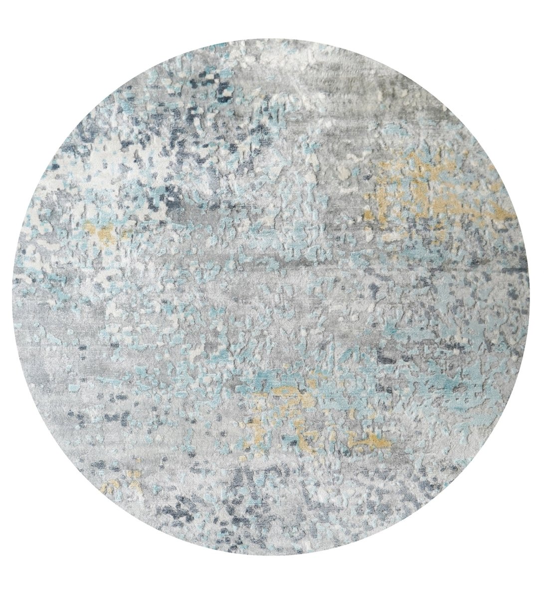 Load image into Gallery viewer, Rugs Aquamarine Abstract Round Rug - 200 cm round