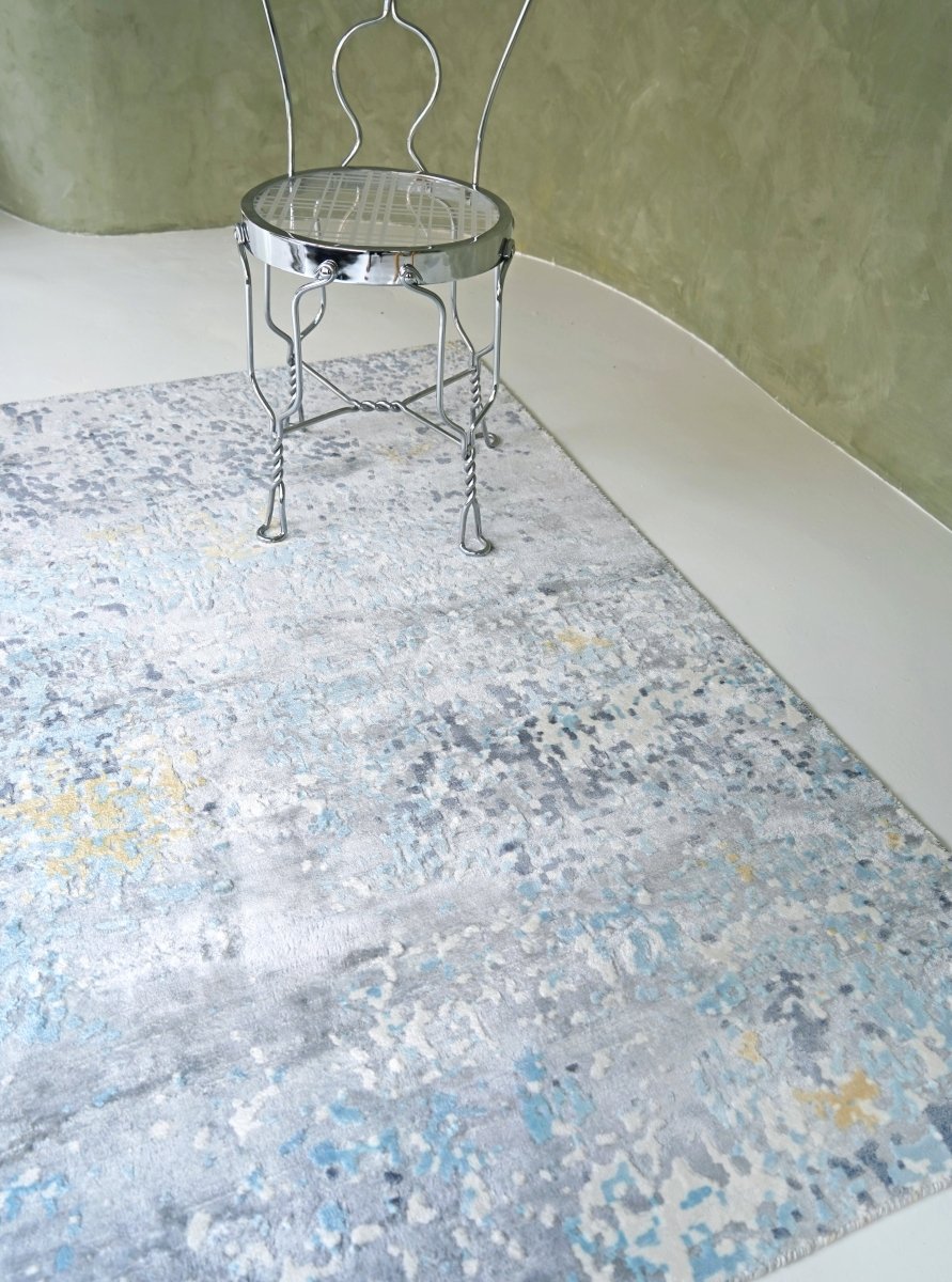 Load image into Gallery viewer, Rugs Aquamarine Abstract Round Rug - 200 cm round