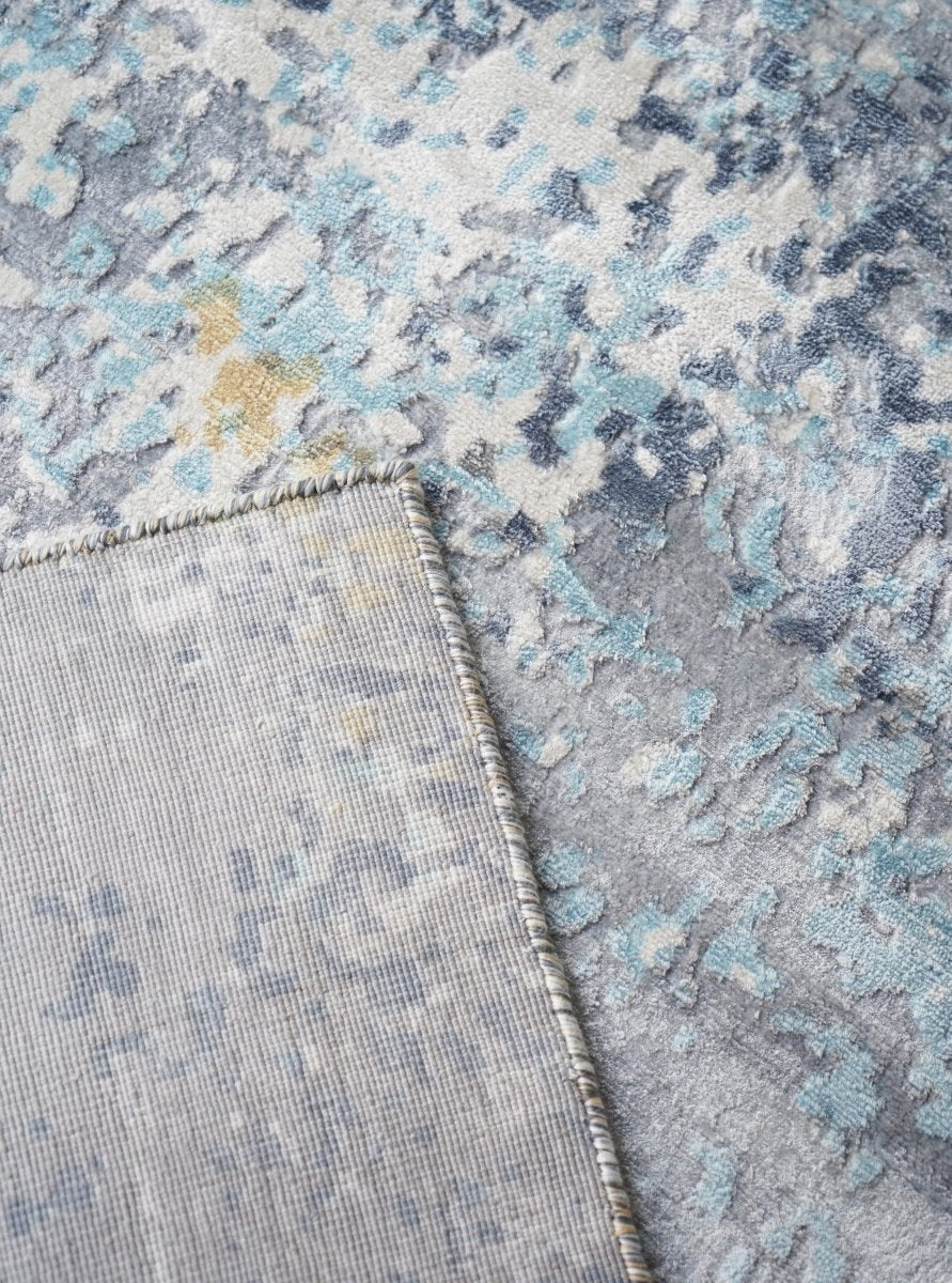 Load image into Gallery viewer, Rugs Aquamarine Abstract Round Rug - 200 cm round