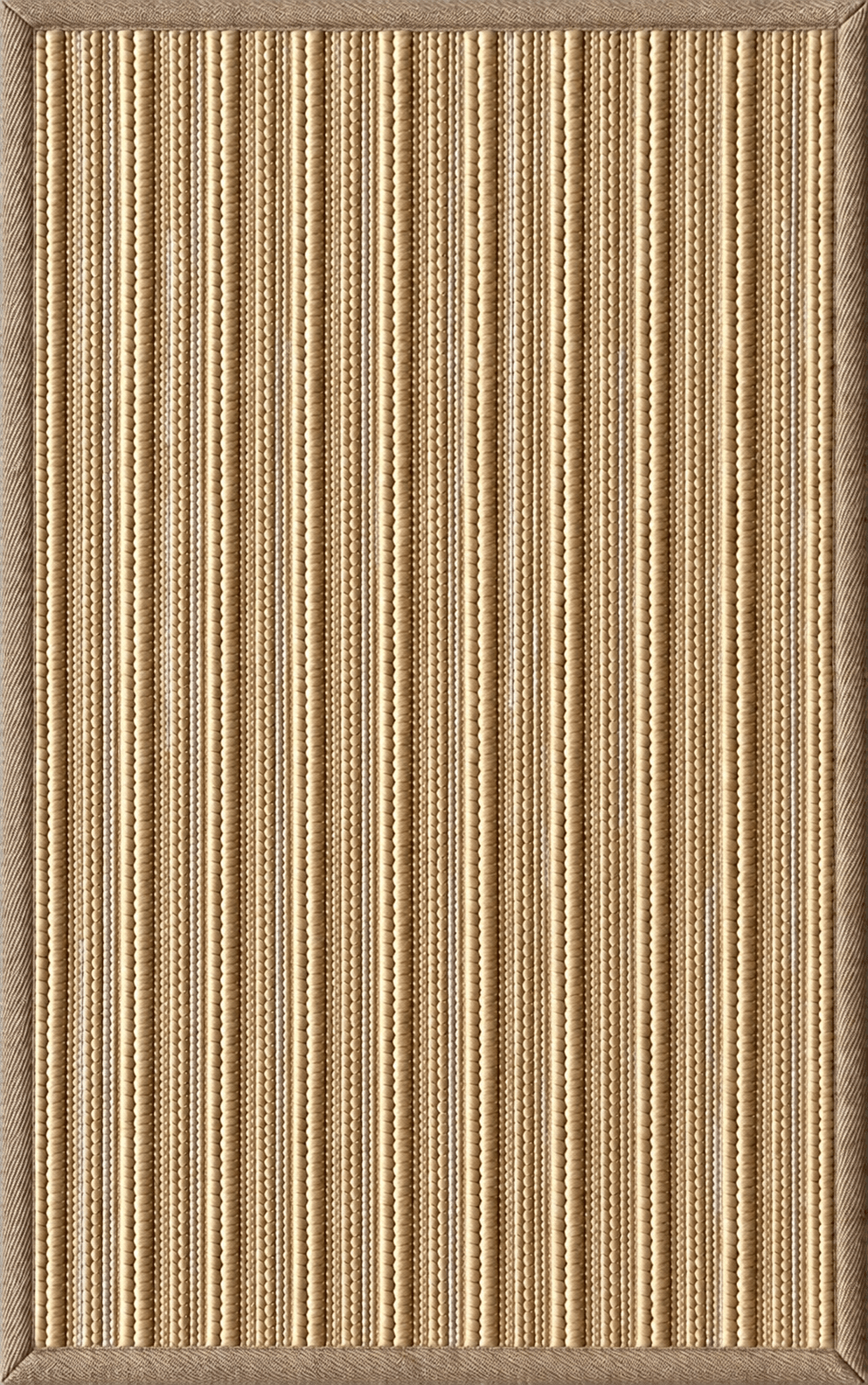 Load image into Gallery viewer, Rugs Cabana Braided Stripe with Silver Indoor &amp; Outdoor Washable Rug - Natural Gold