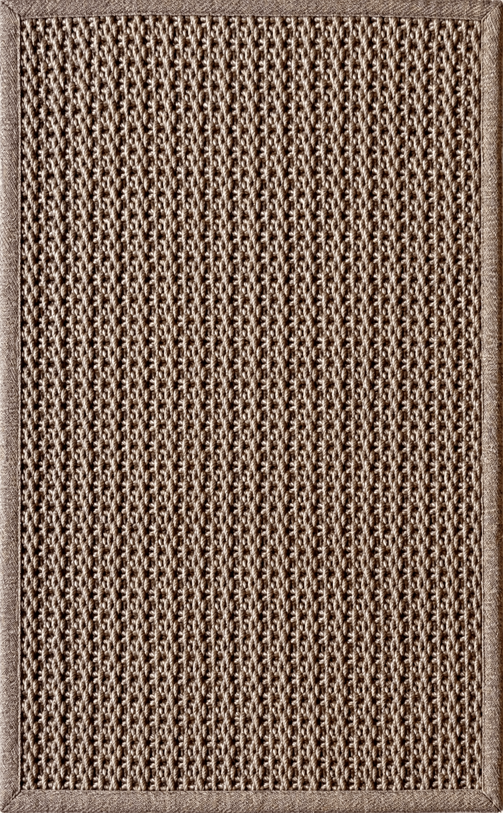 Load image into Gallery viewer, Rugs Cabana Cable Knit Indoor/ Outdoor Washable Rug - Brown