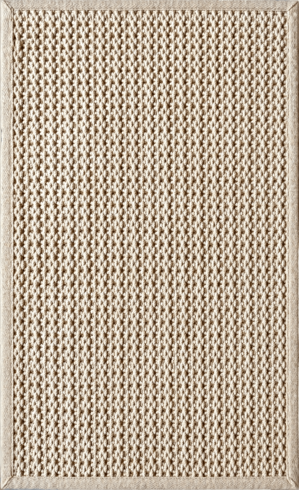 Load image into Gallery viewer, Rugs Cabana Cable Knit Indoor/ Outdoor Washable Rug - Cream