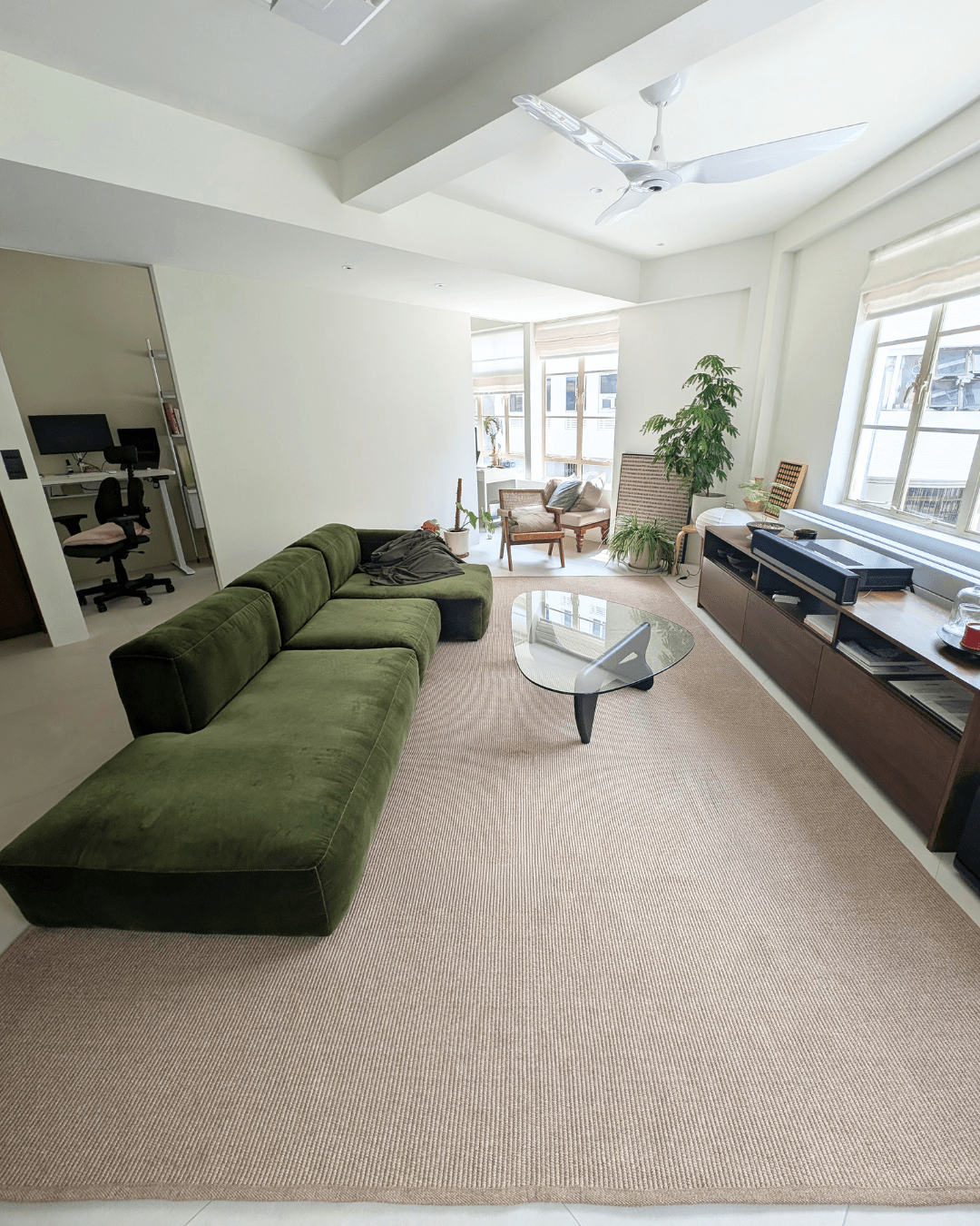 Load image into Gallery viewer, Rugs Cabana Tatami Weave Indoor &amp; Outdoor Washable Rug - Grey