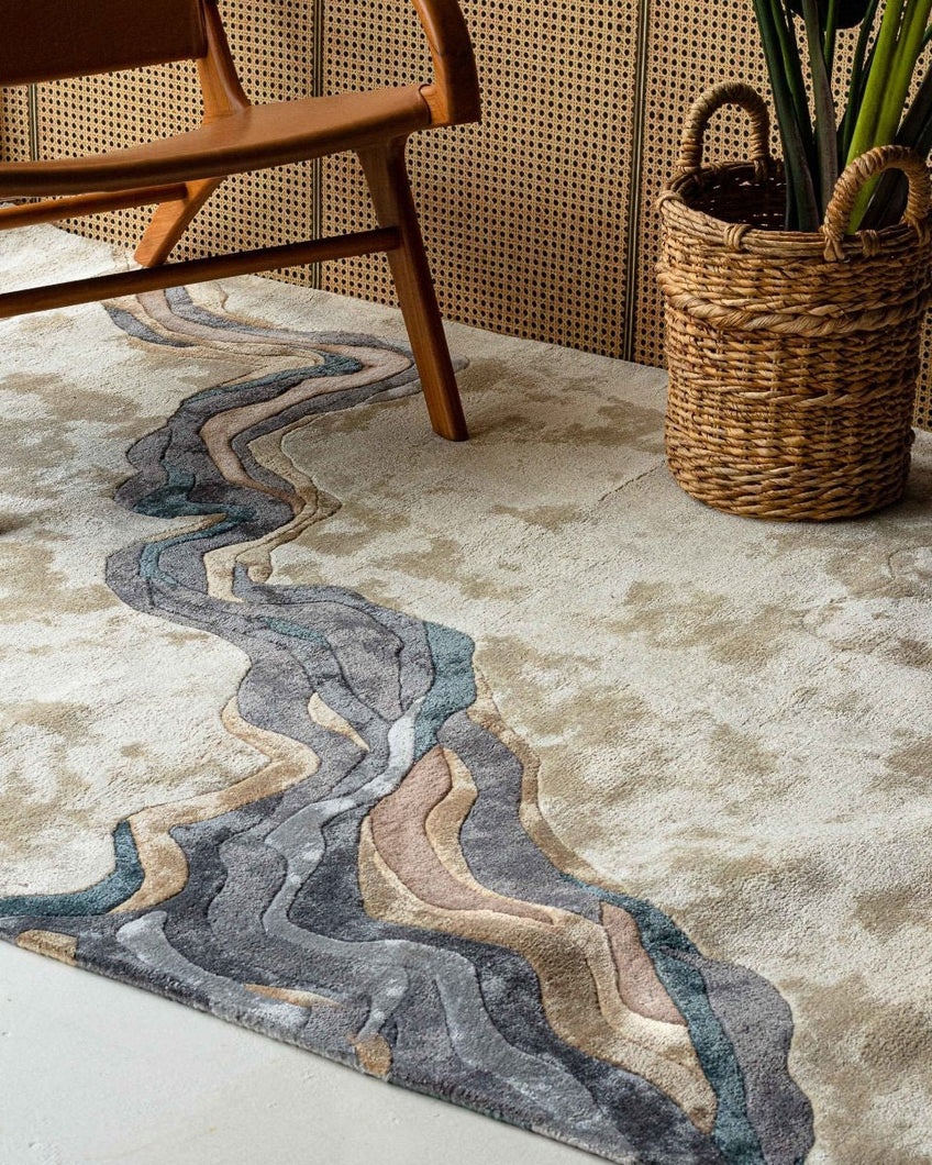 Rugs Flux Pastel Cross - Section Rug - 120 x 180 cm