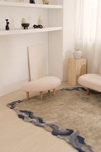 Load image into Gallery viewer, Rugs Flux Sapphire Bordered Rug - 120 x 180 cm