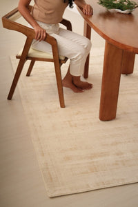 Rugs Lithe Beige Recycled PET Rug - 60 x 90 cm