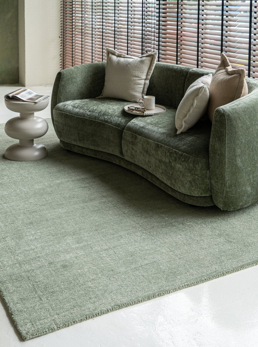 Load image into Gallery viewer, Rugs Lithe Matcha Green Washable Rug - 120 x 180 cm