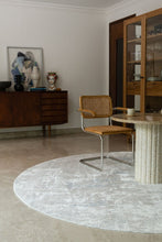 Load image into Gallery viewer, Rugs Mayfair Abstract Grey Round Rug - 200 cm round