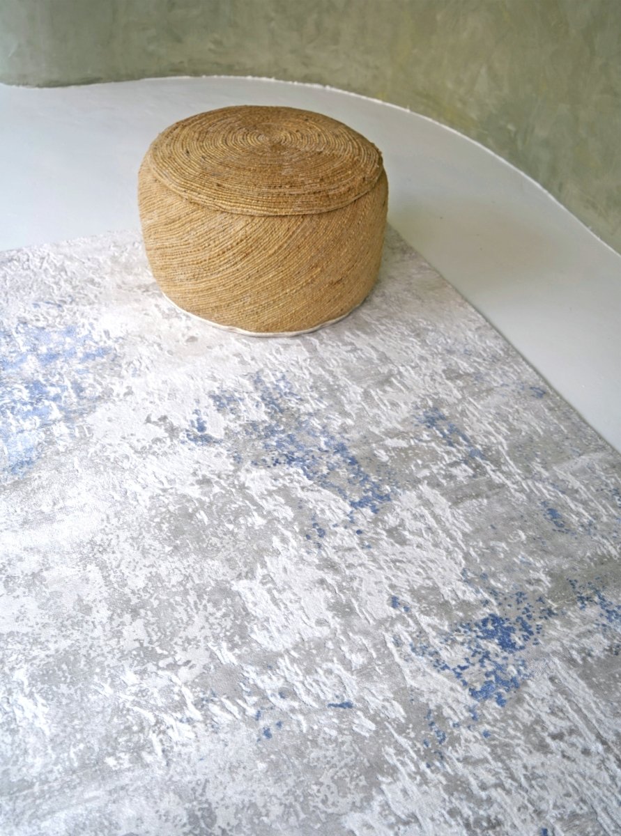 Load image into Gallery viewer, Rugs Mayfair Abstract Grey Round Rug - 200 cm round