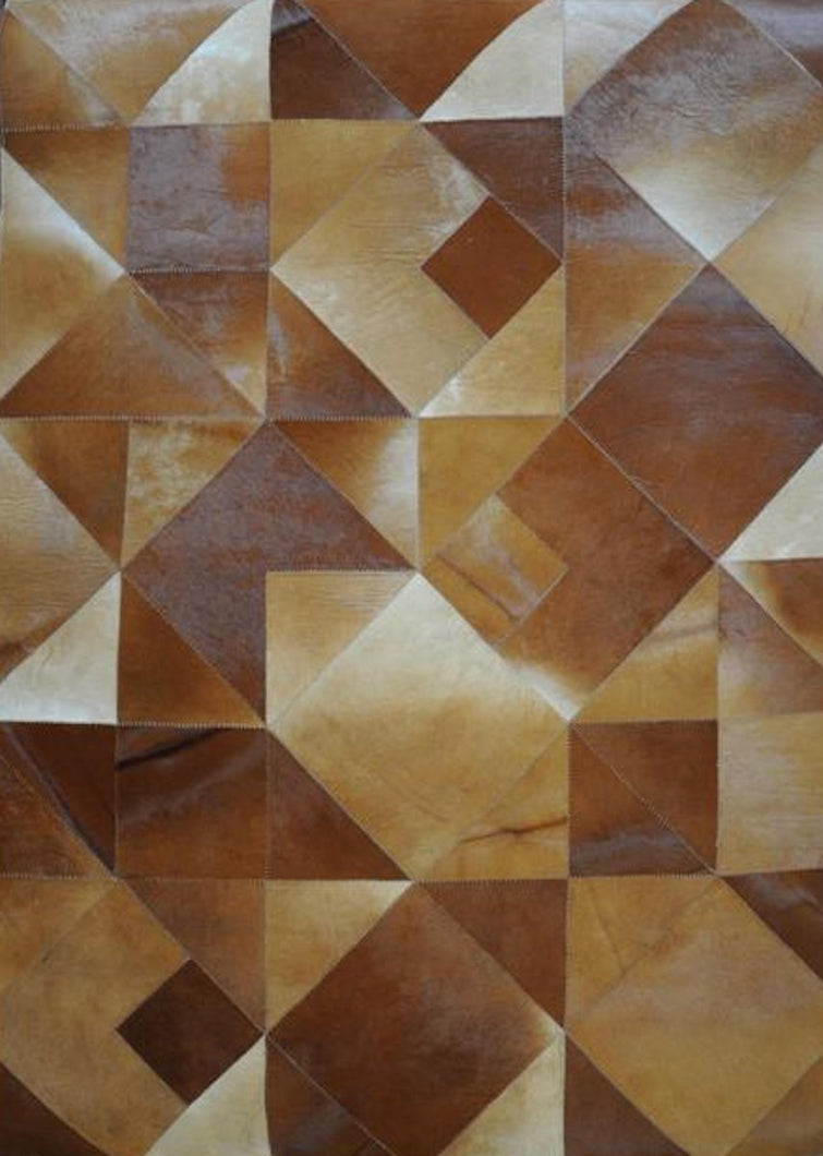 Rugs Pyramid Tan Hide Rug - 120 x 180 cm