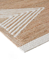Load image into Gallery viewer, Rugs Triangles White Jute and Wool Rug [LAST 3 PCS] - 200 x 300 cm