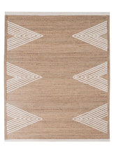 Load image into Gallery viewer, Rugs Triangles White Jute and Wool Rug [LAST 3 PCS] - 200 x 300 cm