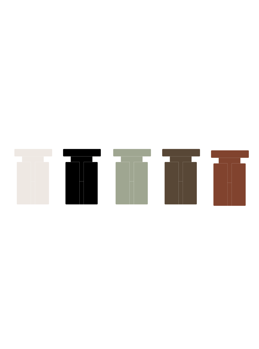 Load image into Gallery viewer, Tables Doric Side Table - Mocha Brown - Brown