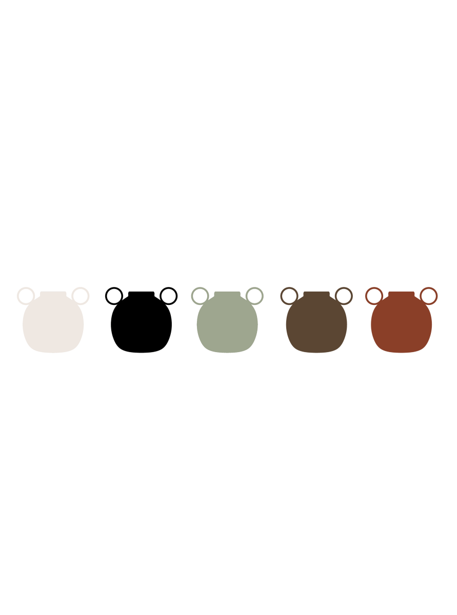 Load image into Gallery viewer, Vases Cosmos Short Vase - Terra Rust Orange - Rust Orange