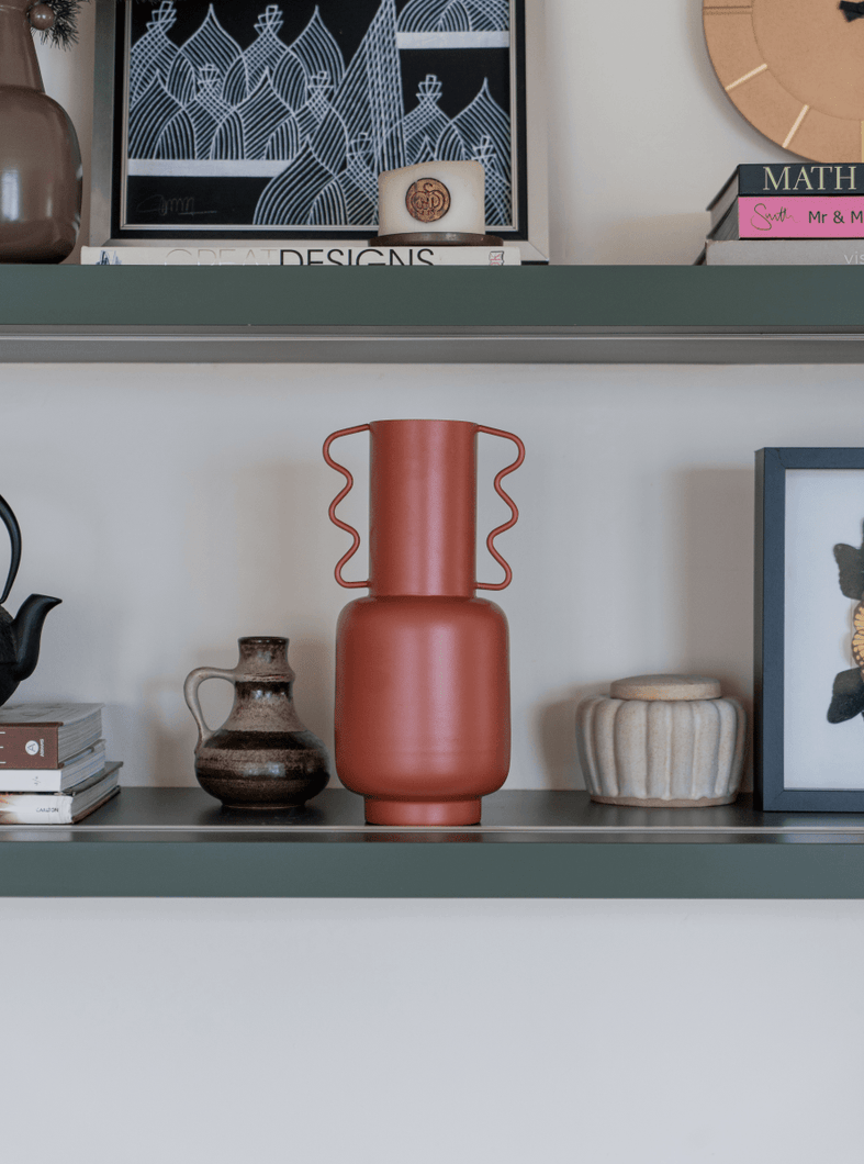 Vases Hydra Tall Vase - Terra Rust Orange - Rust Orange