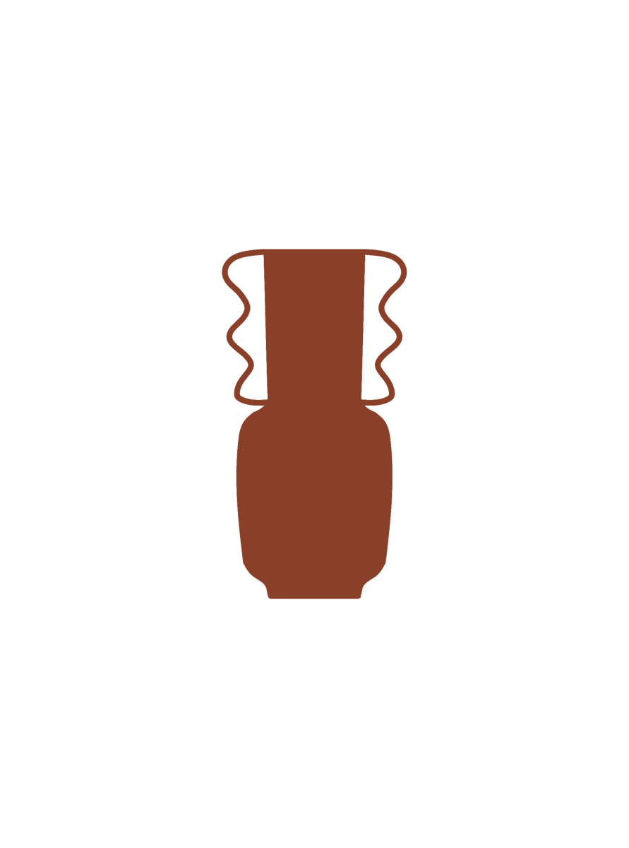 Load image into Gallery viewer, Vases Hydra Tall Vase - Terra Rust Orange - Rust Orange