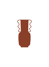 Load image into Gallery viewer, Vases Hydra Tall Vase - Terra Rust Orange - Rust Orange