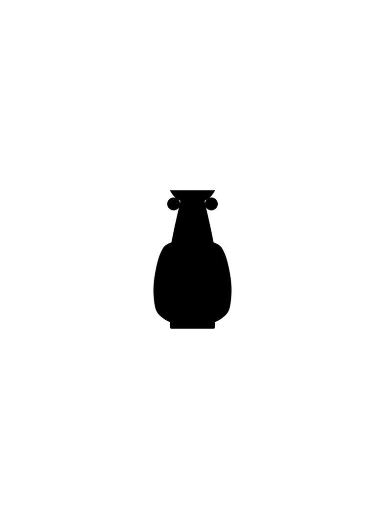 Vases Iris Tall Vase - Nero Black - Black