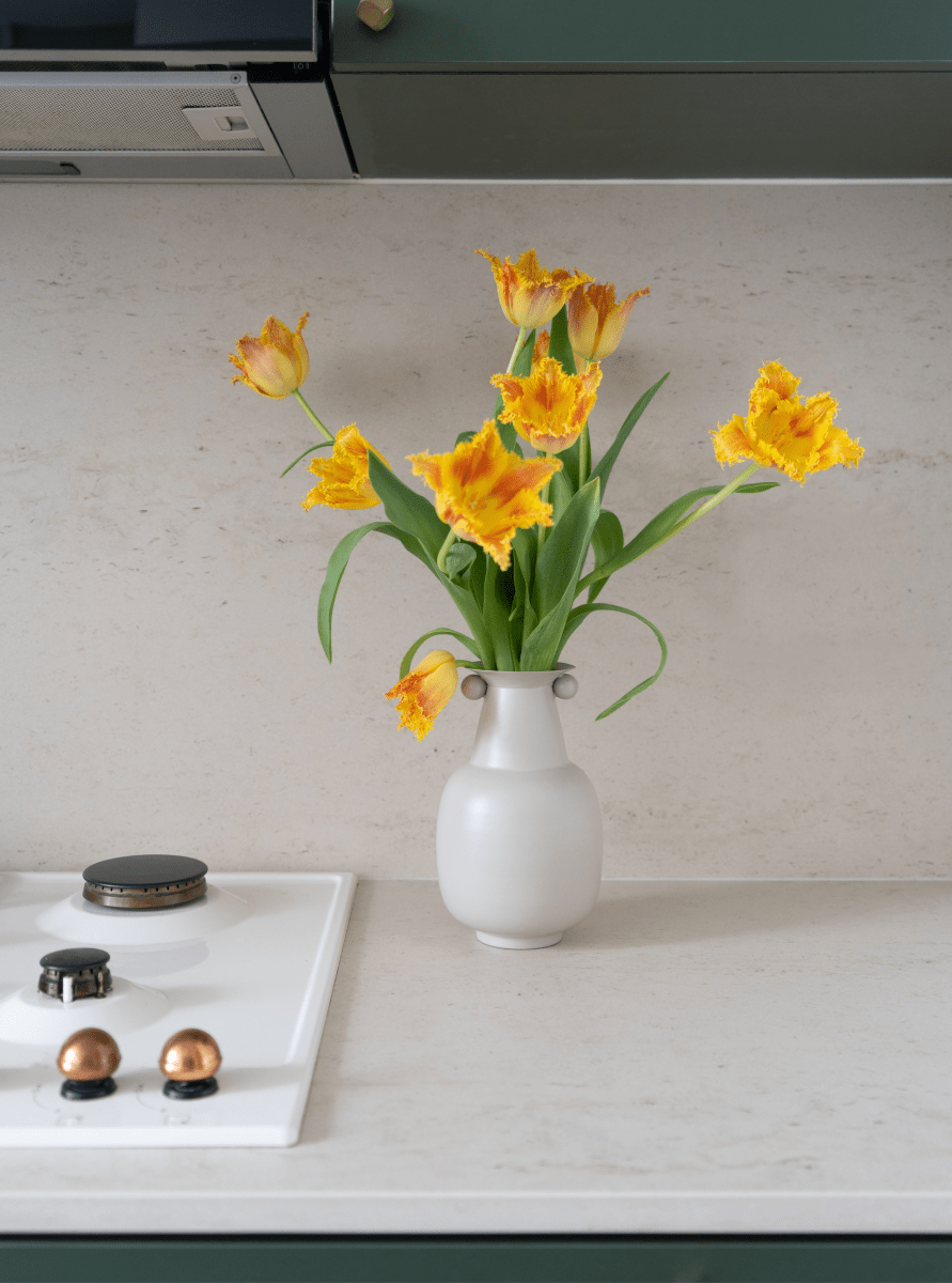 Load image into Gallery viewer, Vases Iris Tall Vase - Terra Rust Orange - Rust Orange