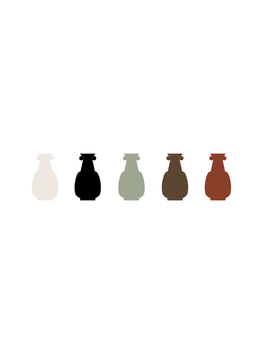 Load image into Gallery viewer, Vases Iris Tall Vase - Terra Rust Orange - Rust Orange