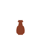 Load image into Gallery viewer, Vases Iris Tall Vase - Terra Rust Orange - Rust Orange