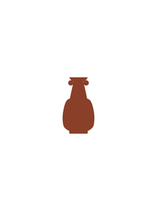Vases Iris Tall Vase - Terra Rust Orange - Rust Orange