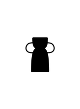 Load image into Gallery viewer, Vases Kratos Tall Vase - Nero Black - Black