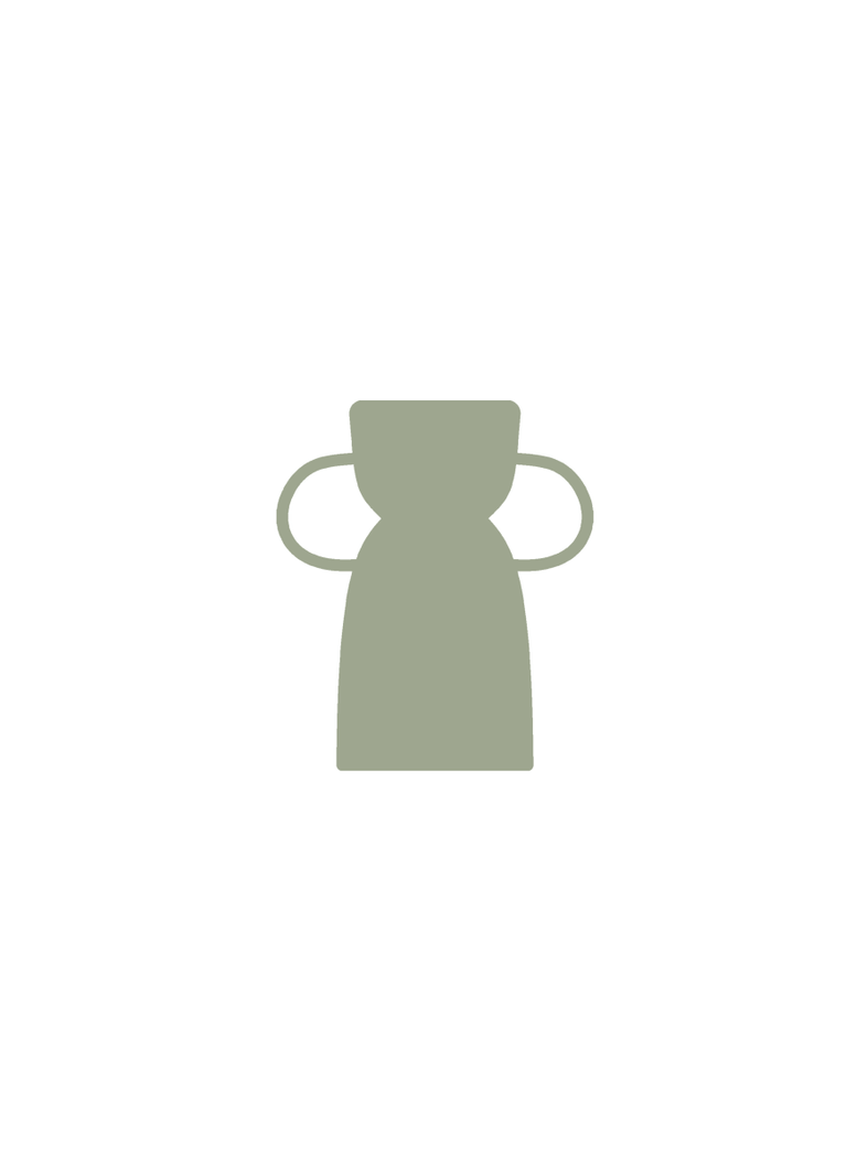 Vases Kratos Tall Vase - Sage Olive Green - Olive Green
