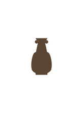Load image into Gallery viewer, Vases Nargis Short Vase - Mocha Brown - Brown