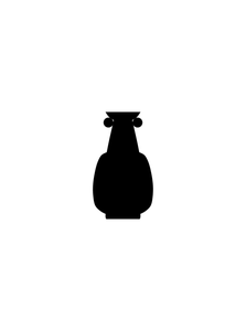 Vases Nargis Short Vase - Nero Black - Black