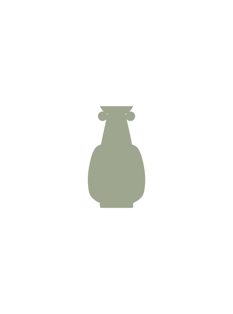 Vases Nargis Short Vase - Sage Olive Green - Olive Green