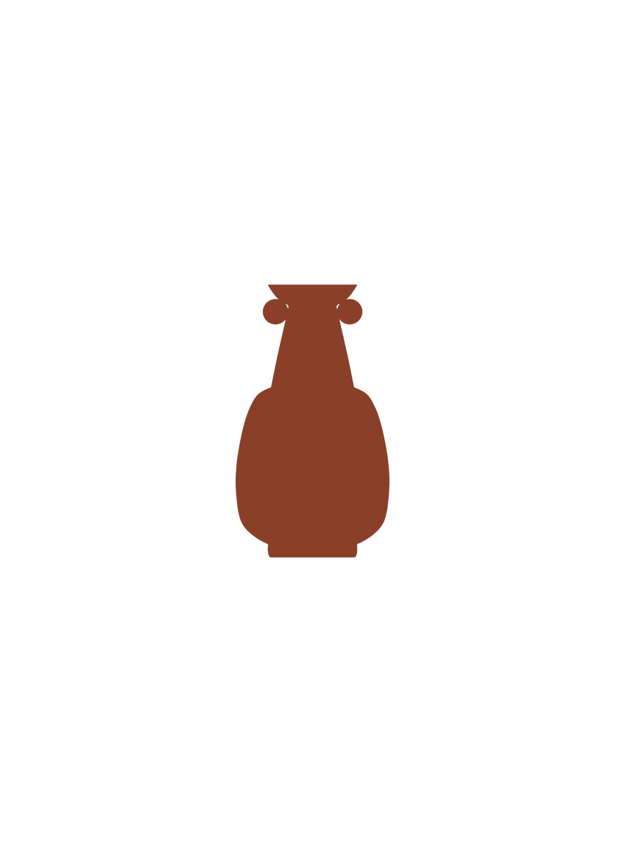 Load image into Gallery viewer, Vases Nargis Short Vase - Terra Rust Orange - Rust Orange