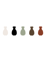 Load image into Gallery viewer, Vases Nargis Short Vase - Terra Rust Orange - Rust Orange
