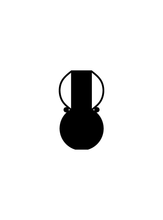 Load image into Gallery viewer, Vases Orion Tall Vase - Nero Black - Black