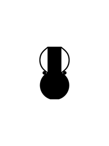Vases Orion Tall Vase - Nero Black - Black