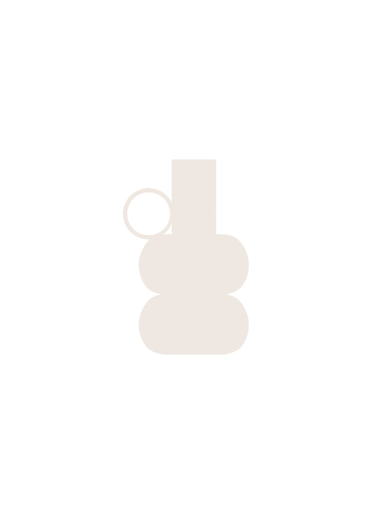 Vases Solace Small Vase - Bone White - White