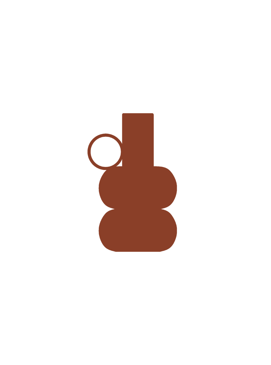 Load image into Gallery viewer, Vases Solace Small Vase - Terra Rust Orange - Rust Orange