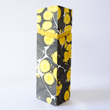 Load image into Gallery viewer, Tabletop Decor Rectangular Wine Box Yellow Black -