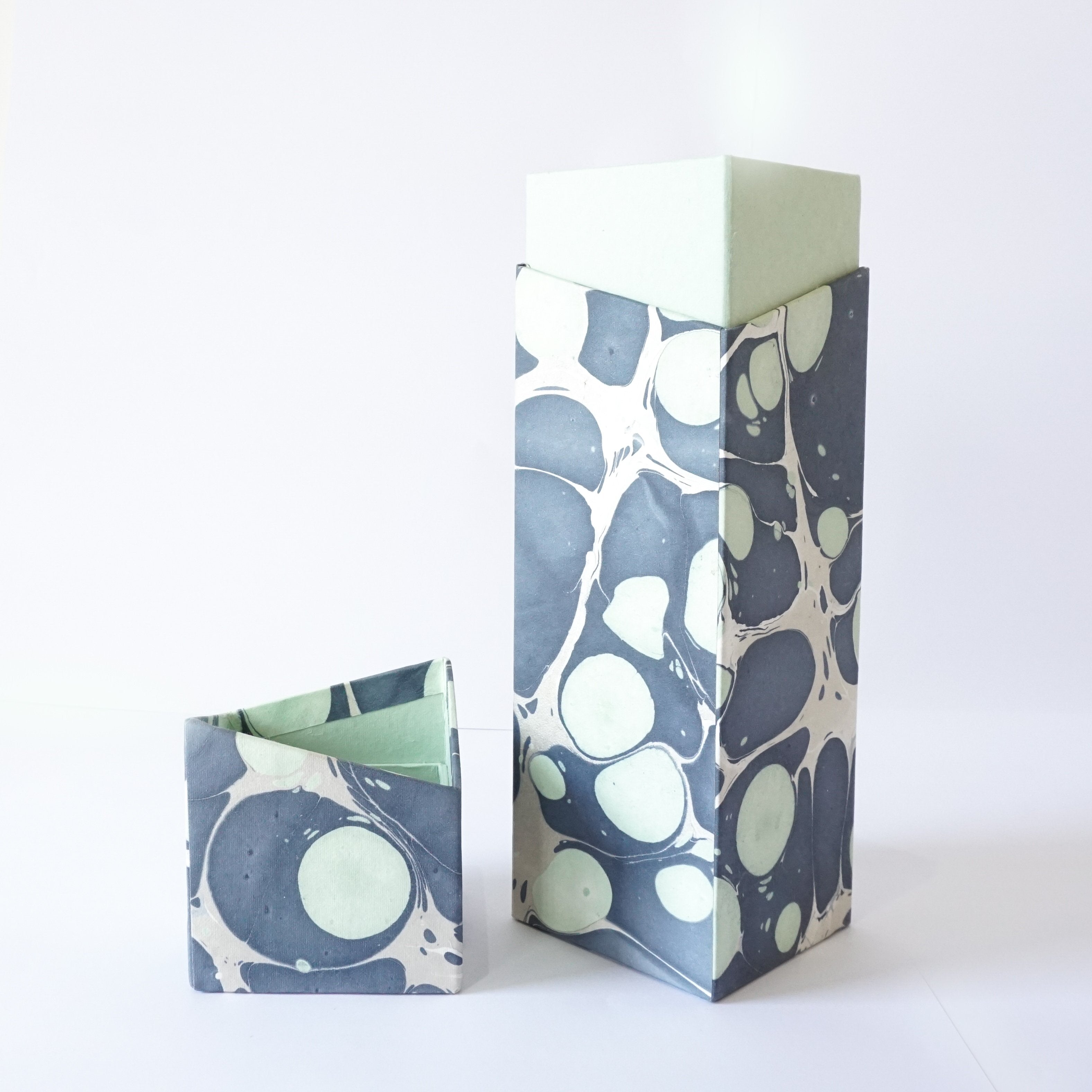 Load image into Gallery viewer, Tabletop Decor Rectangular Wine Box Mint Blue -