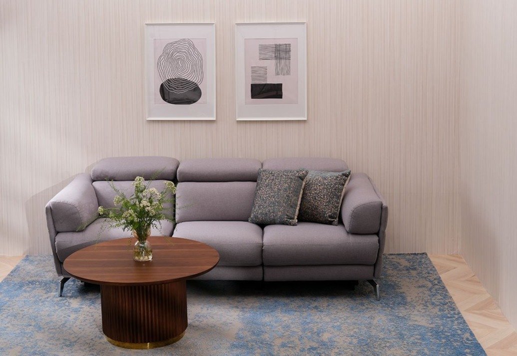 Rugs Abstract Foliage Blue and Gray Handknotted Silk Rug - 240x300
