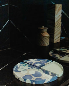Tabletop Decor Bento Tray Mint Blue -
