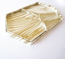 Load image into Gallery viewer, Tabletop Decor Hexagon Tray Gold -